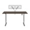 Bestar Bestar Upstand 72W x 30D Standing Desk with Dual Monitor Arm in antigua 175880-000052 - alternate 5